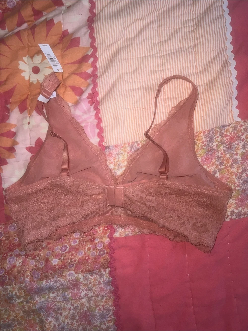 Lace Bralette & Bikini Set in Dusty Rose - Women Intimates